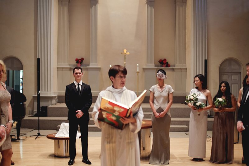 Art meets science at a wonderfully weird New York gallery wedding