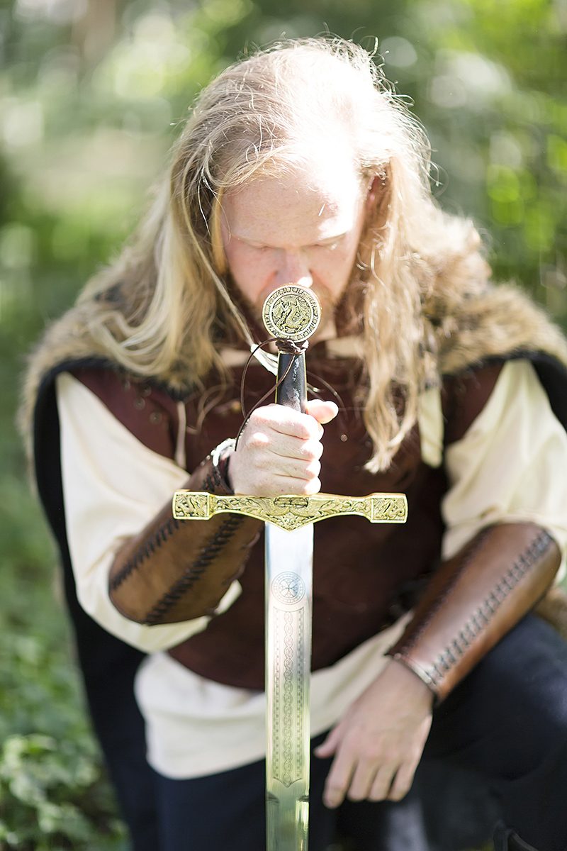 We're fantasizing about this warriors meet fairies wedding