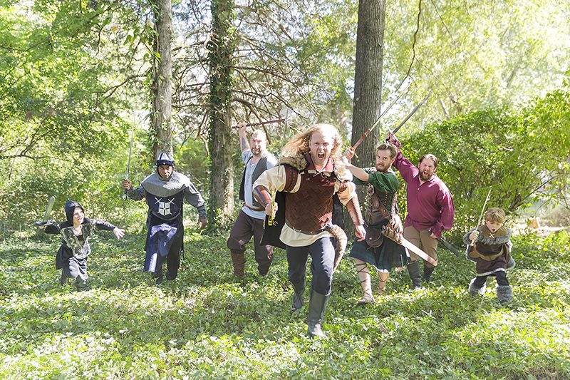 We're fantasizing about this warriors meet fairies wedding