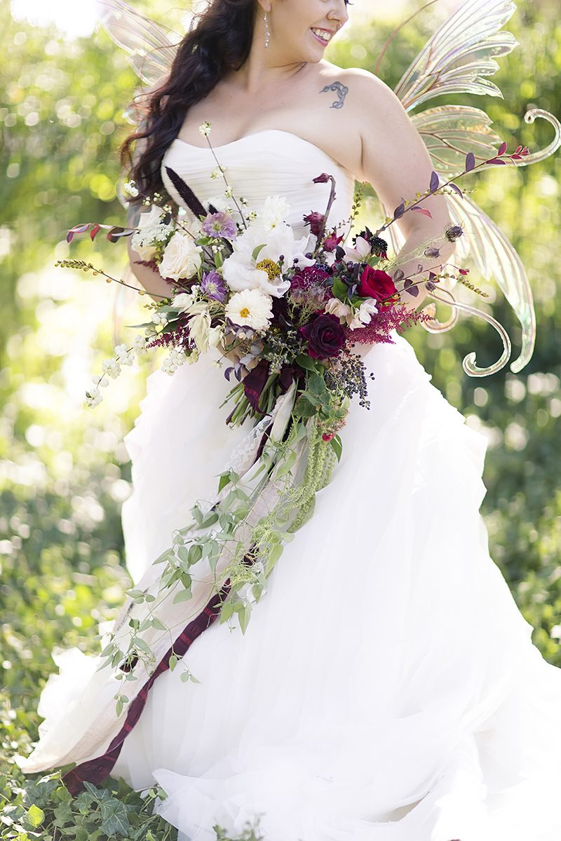 We're fantasizing about this warriors meet fairies wedding