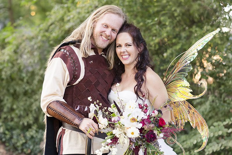 We're fantasizing about this enchanted fairy wedding