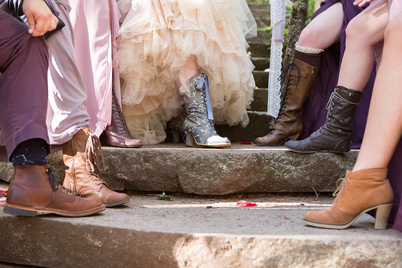 Bask In The Magic Of This Ritualistic Woodland Fae Wedding 7441