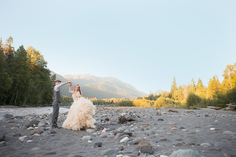 Bask in the magic of this ritualistic woodland fairy wedding