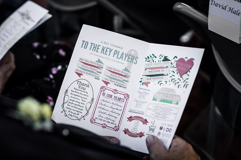 Geeks in the garden: a boho meets comic book wedding