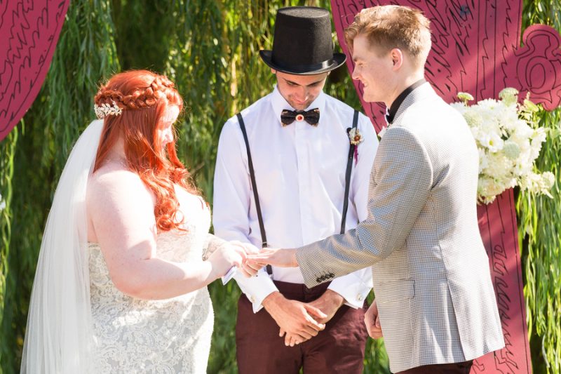 A vintage circus-themed wedding that wins every ribbon