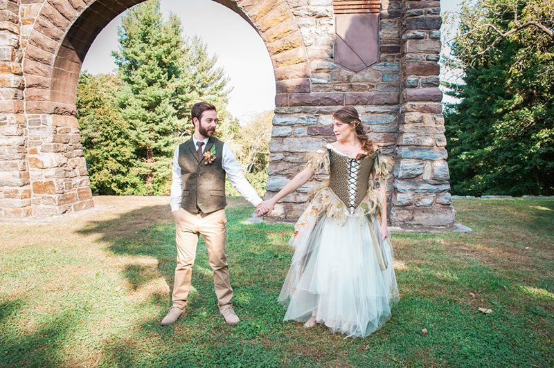 High fantasy meets amazing DIY at this treehouse wedding