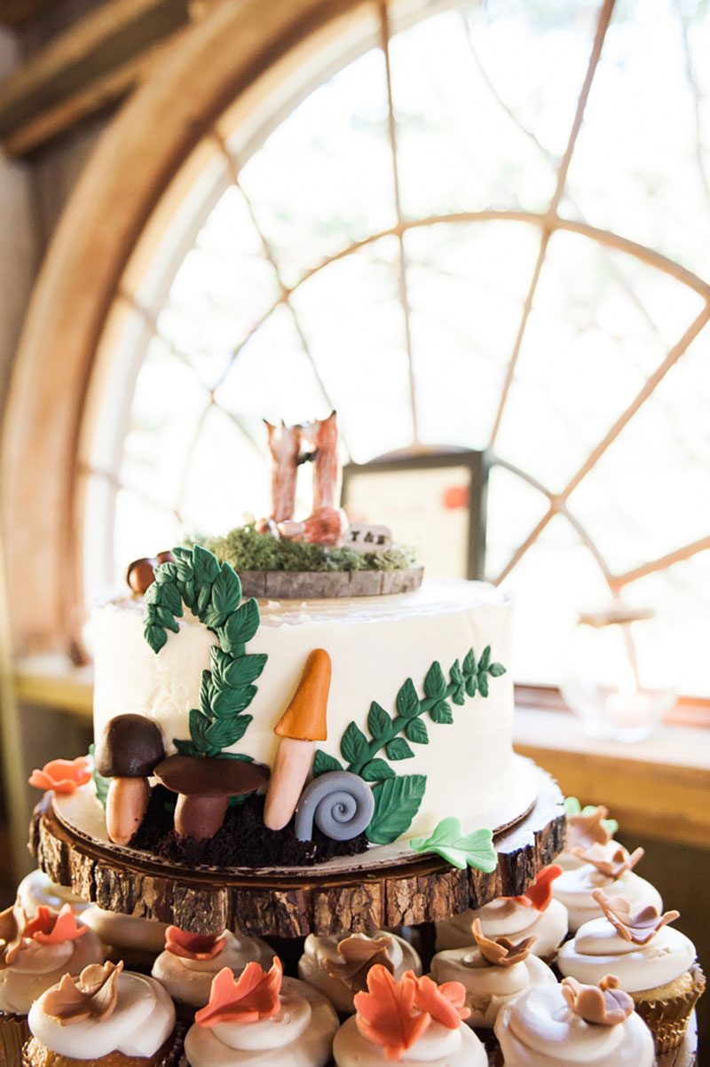 High fantasy meets a handmade gown at this treehouse camp wedding