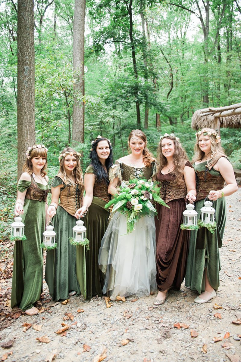High fantasy meets amazing DIY at this treehouse camp wedding