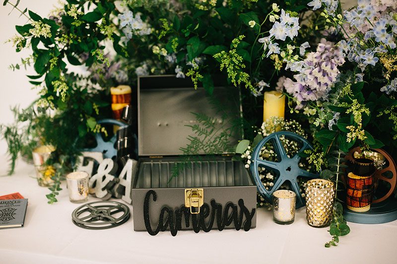 Don't miss the Tom Hanks "Hankies" at this cinephile wedding