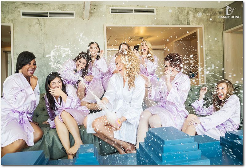 '90s hip hop and heart-melting top ten lists at this chic urban downtown LA wedding