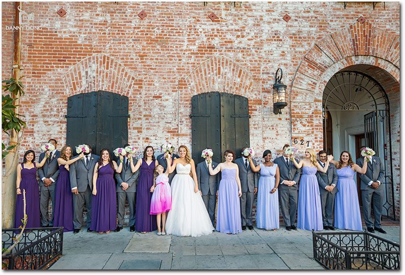 '90s hip hop and heart-melting top ten lists at this chic urban downtown LA wedding