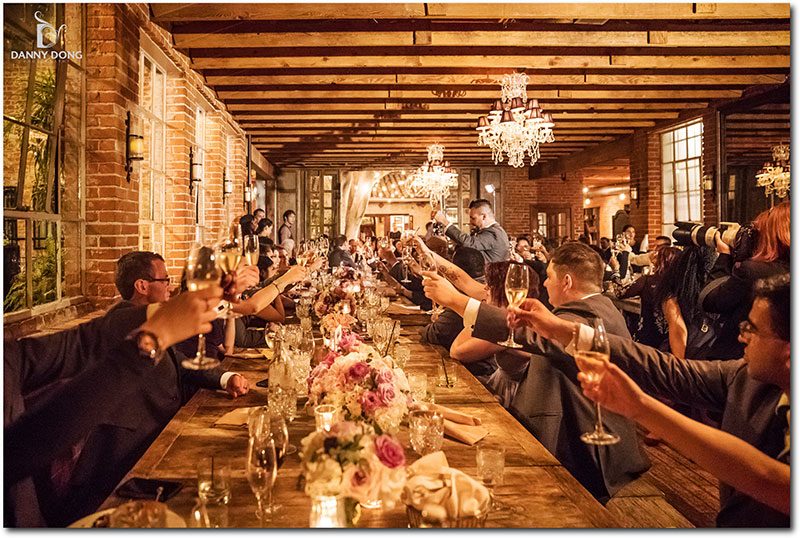 '90s hip hop and heart-melting top ten lists at this chic urban downtown LA wedding