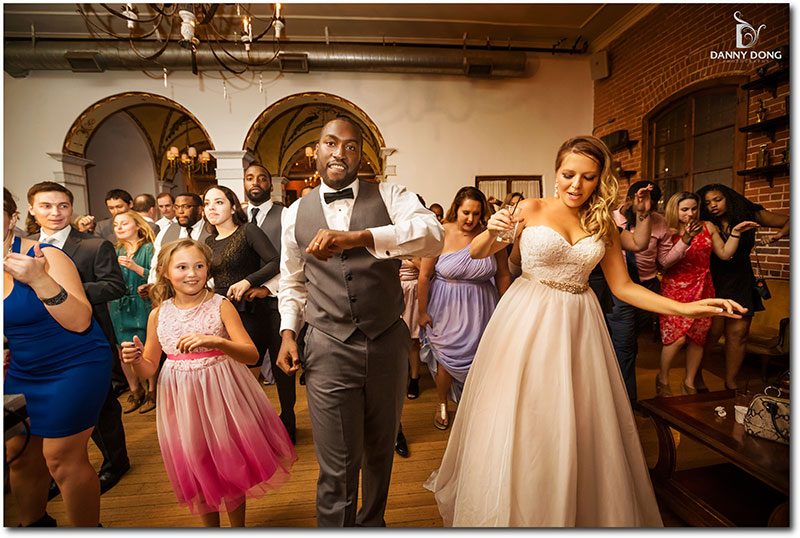 '90s hip hop and heart-melting top ten lists at this chic urban downtown LA wedding