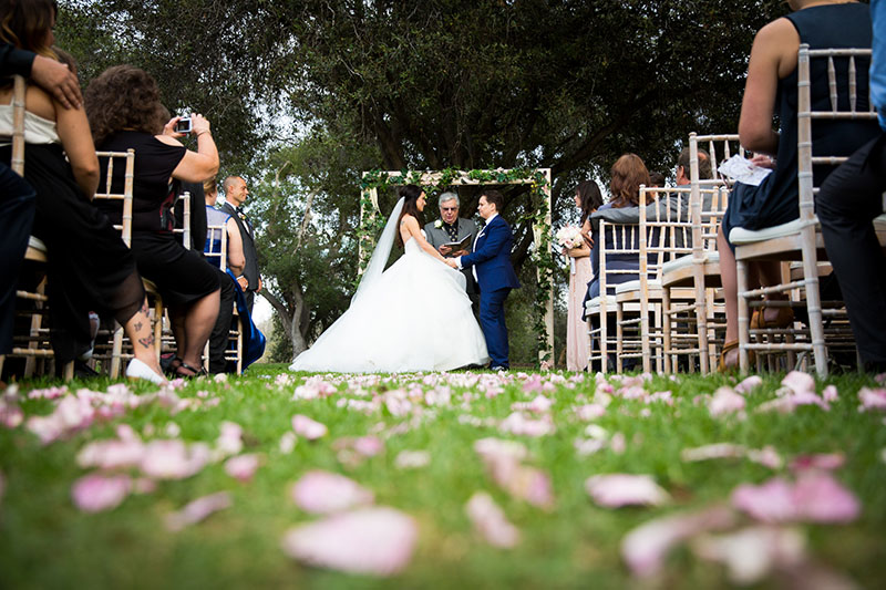 A chef-designed menu and vintage details at this stunning San Diego wedding