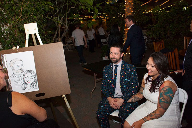 Reception78of79 - This pop culture wedding wins all with a Pac-Man suit, Mario Kart, and a Delorean(!) This pop culture wedding wins all with a Pac-Man suit, Mario Kart, and a Delorean(!)