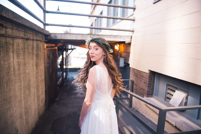 A ceremony right where they got engaged: on the Murray Morgan Bridge!
