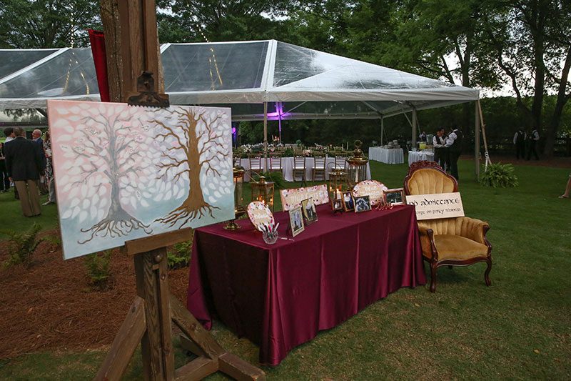 A fantastical Lord of the Rings meets Midsummer Night's Dream wedding