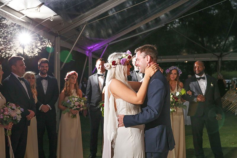 A fantastical Lord of the Rings meets Midsummer Night's Dream wedding