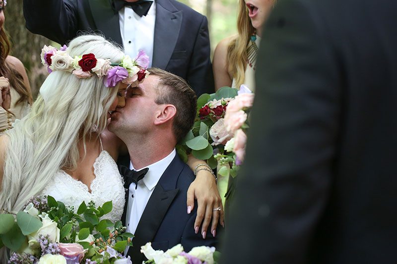 A fantastical Lord of the Rings meets Midsummer Night's Dream wedding