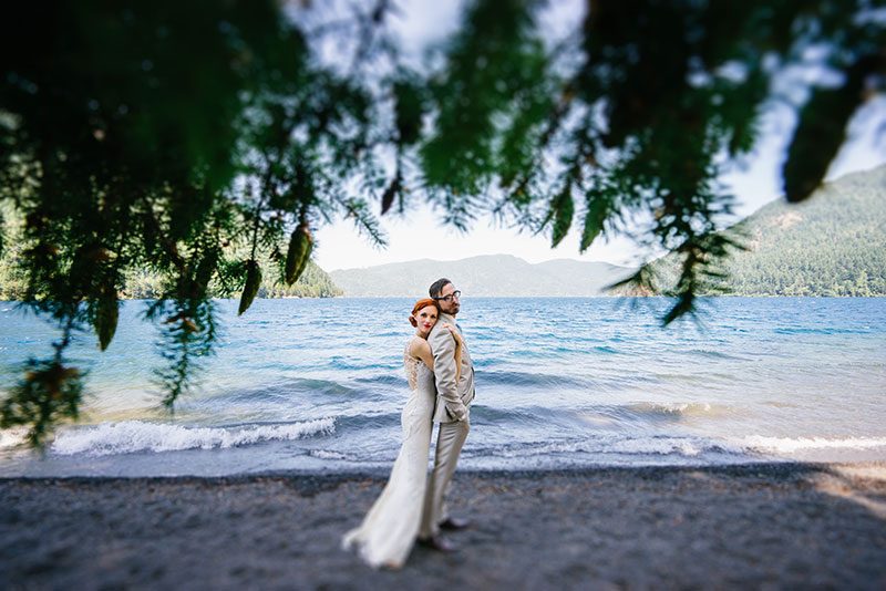 Bask in the glow of this rustic National Park wedding