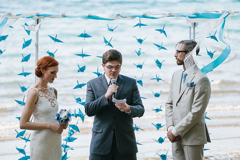 Bask in the glow of this rustic National Park wedding