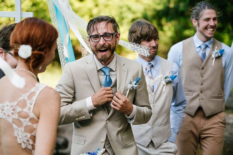 Bask in the glow of this rustic National Park wedding