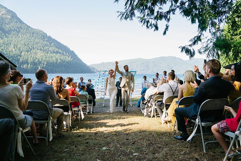 Bask in the glow of this rustic National Park wedding