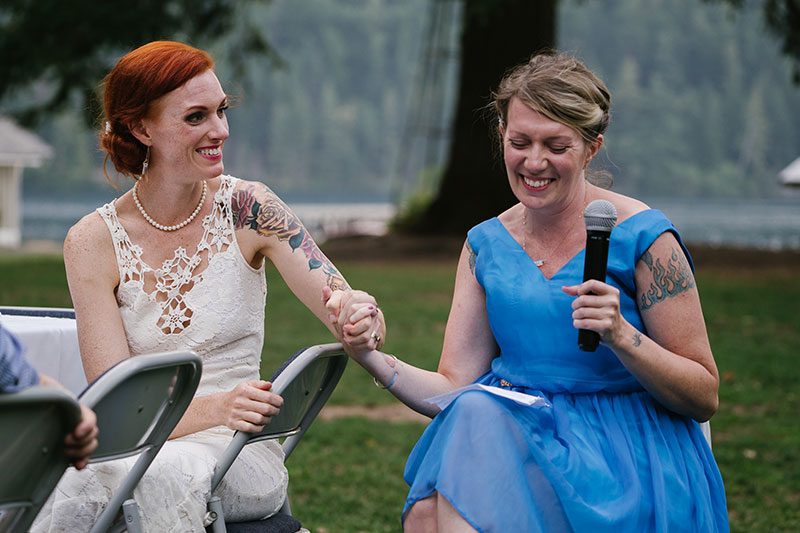 JohnnyAlexisWeBask in the glow of this rustic Washington wedding