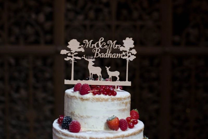 A blue-haired bride and bearded bassist let us bask in their goth wedding
