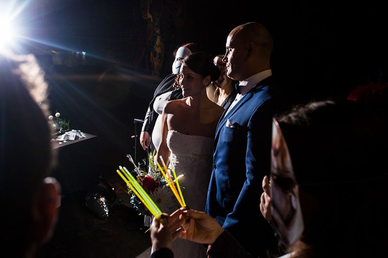 This couple destroyed the Death Star at their Star Wars-themed vow renewal!