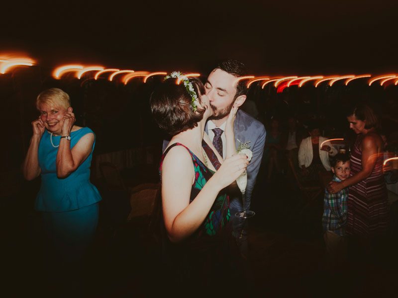 Two professors rock an at-home gorgeous wedding