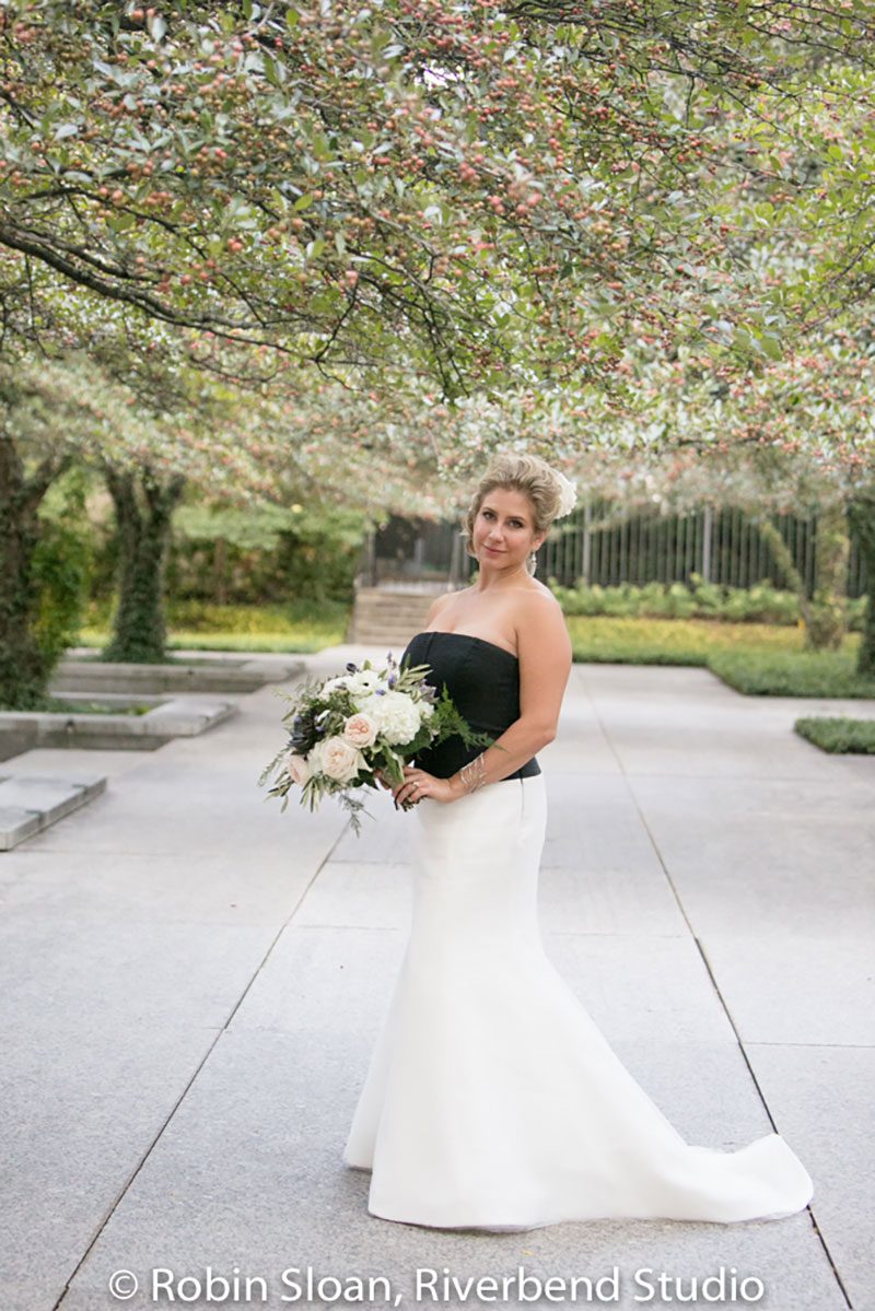 A super chic urban forest wedding in the heart of Chicago