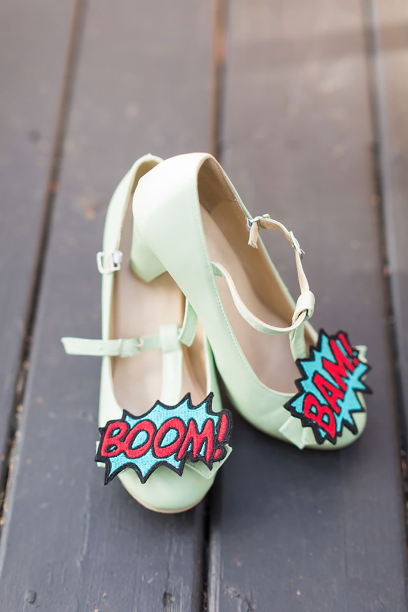 German Sweeny SamanthaLaffoonPhotography AlanandMarissaPrceremonySamanthaLaffoonPhotography29 low - A 1950s meets comic book wedding with serious retro style A 1950s meets comic book wedding with serious retro style