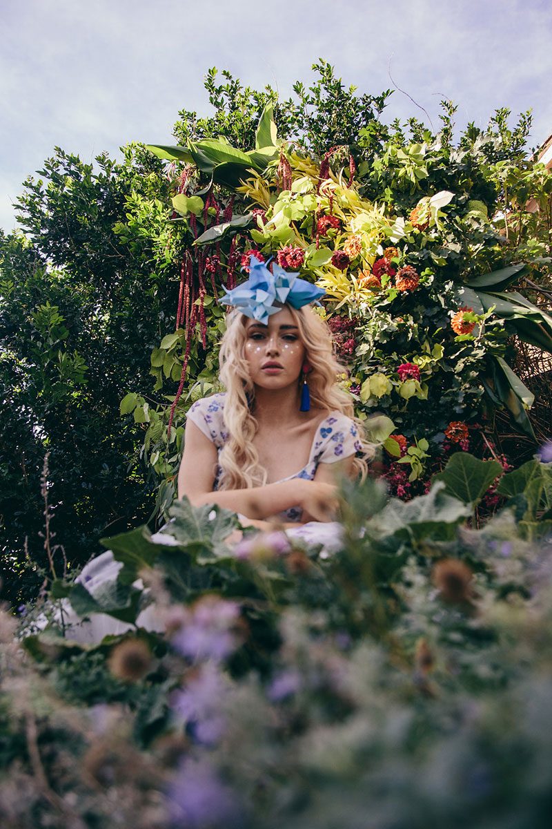 These Paper Flower Headpieces Are Fascinator Dreams