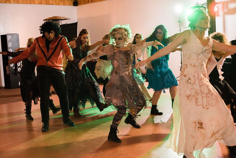 Meyers 9 29 16 wedding ESP 1304 of 1386 - This Thriller flash mob wedding makes us bow down to the spectacle This pro Thriller dance wedding makes us bow down to the spectacle