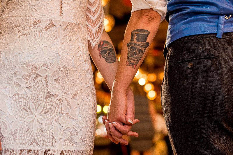 No shortage of laughs or eclectic art at this Philadelphia wedding