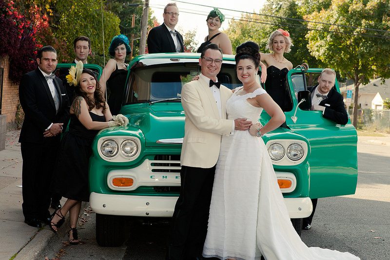 Retro weddings that slayed with throwback style