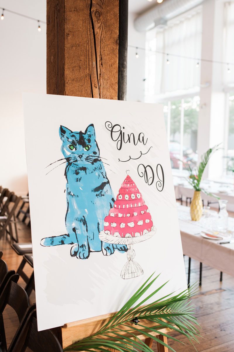 An Andy Warhol-inspired wedding had an artist's eye and it totally shows