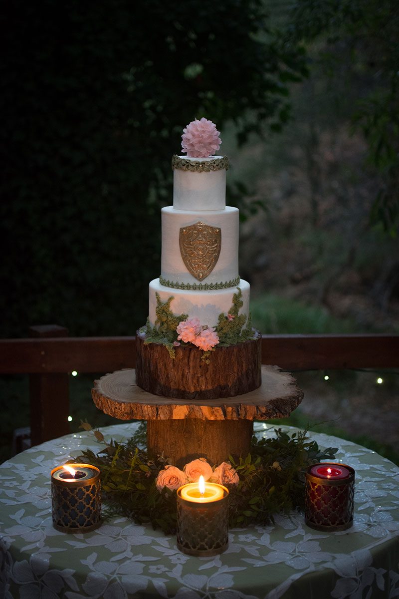 zelda wedding cake
