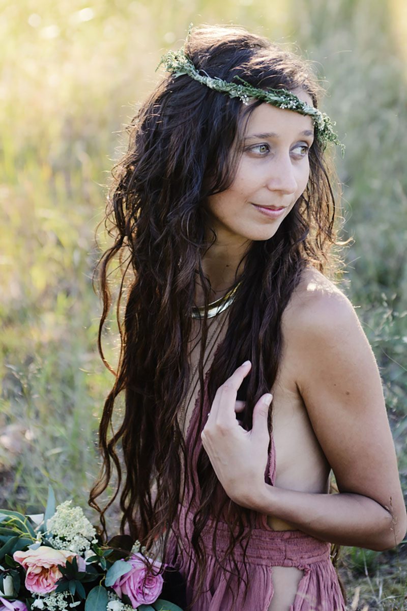 This remote island wedding had a nude first look