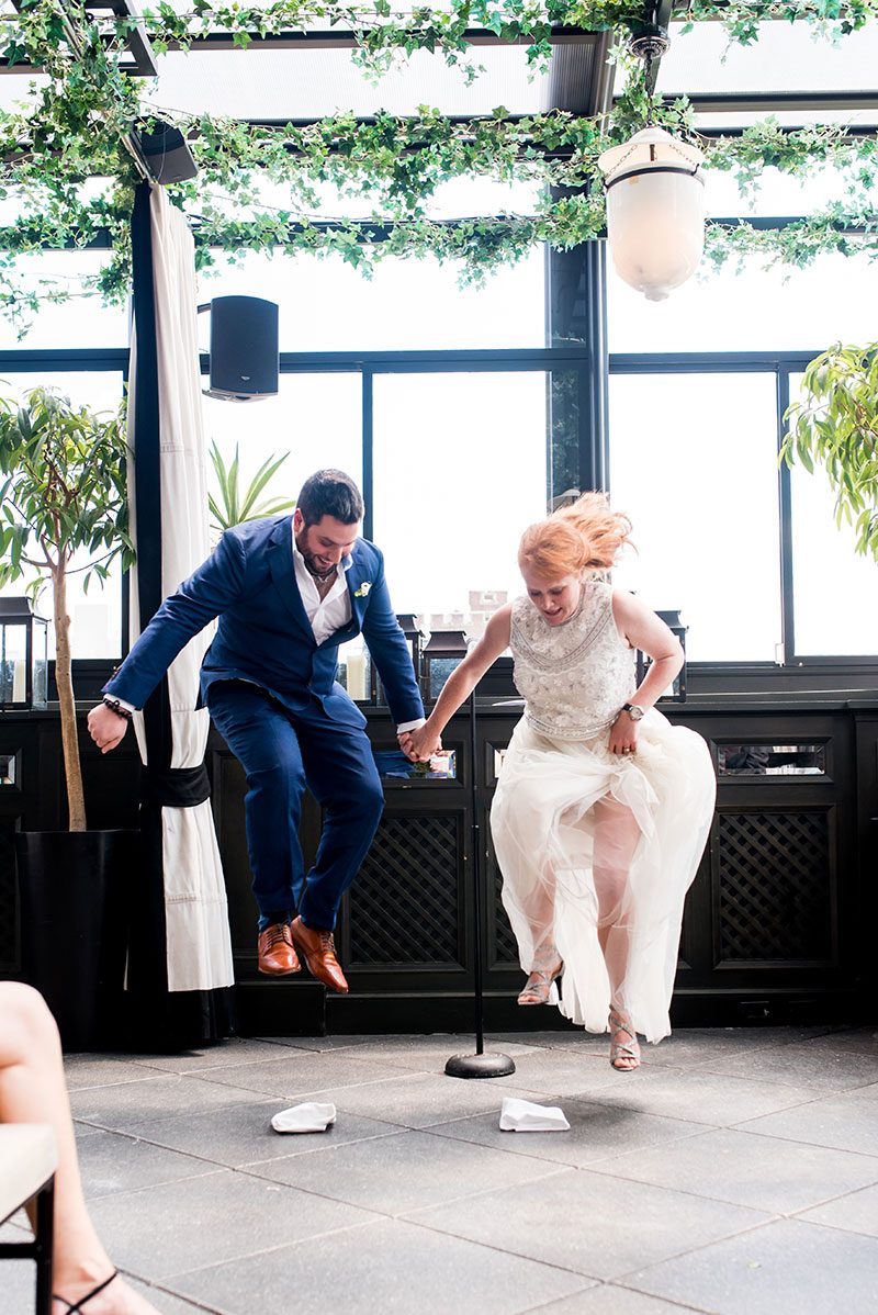 This NYC wedding (with breastfeeding, yoga, and a very familiar cake creator!) was planned in only TWO WEEKS