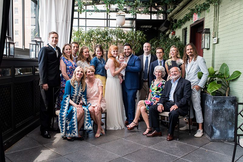 This NYC wedding (with breastfeeding, yoga, and a very familiar cake creator!) was planned in only TWO WEEKS