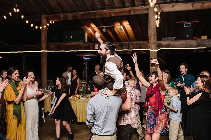 Don't miss the photo booth idea at this stunning and artsy wedding in North Carolina