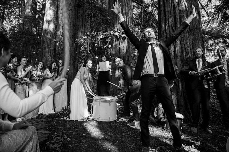 KwanLepore 2228 - Even wildfires couldn't ruin this redwoods wedding of two filmmakers (with the best "cake cutting" EVER!) Even wildfires couldn't ruin this redwoods wedding (with the best "cake cutting" EVER!)