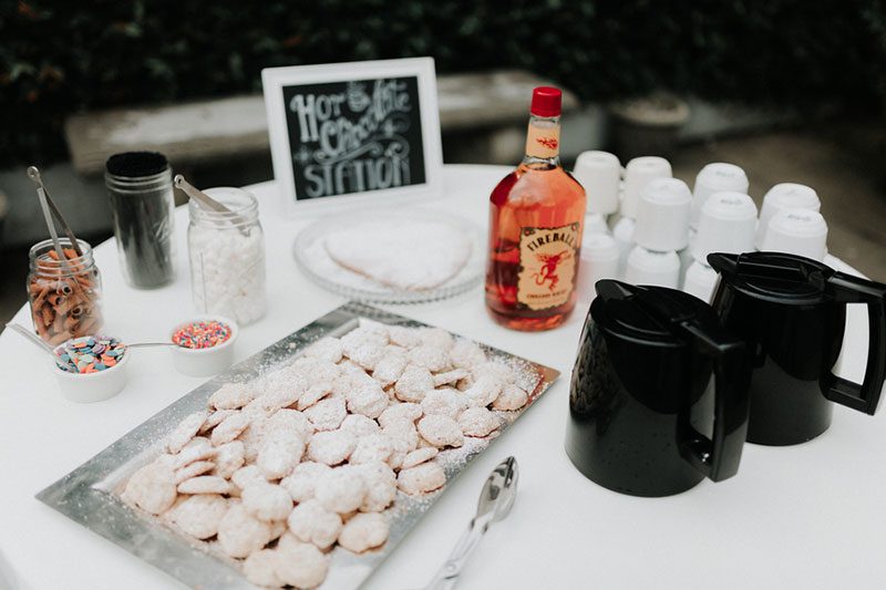 Pine cones, flowery hair, and forest chic combine at this rustic chic wedding