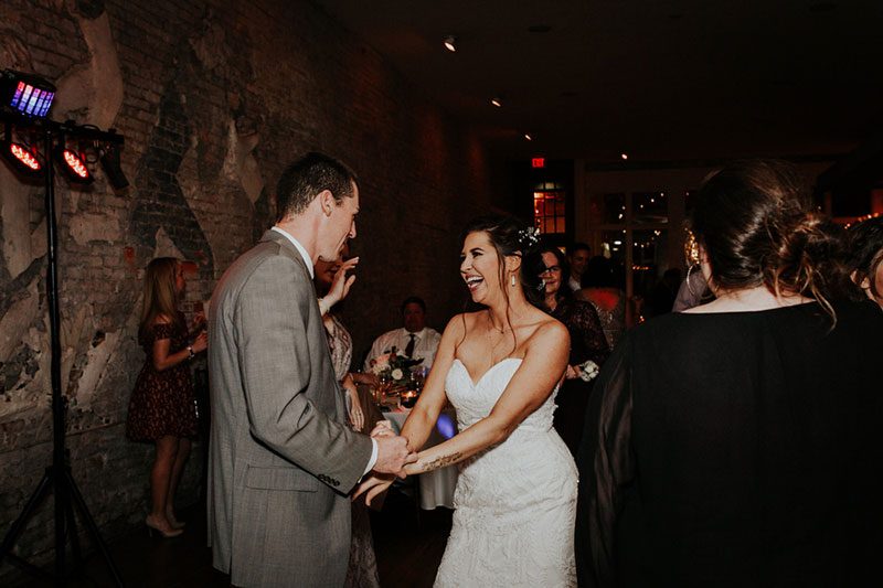 Pine cones, flowery hair, and forest chic combine at this rustic chic wedding