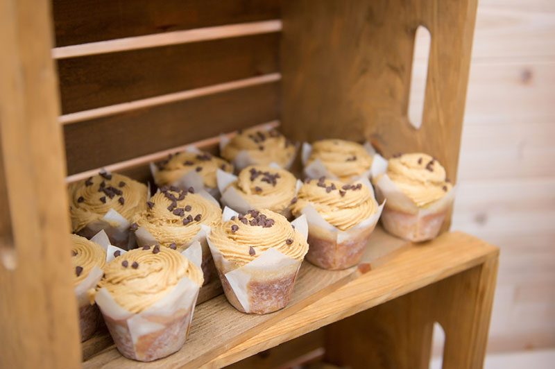 Have a "first donut" at this stunning barn wedding