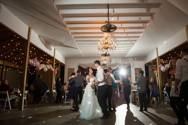 Have a "first donut" at this stunning barn wedding