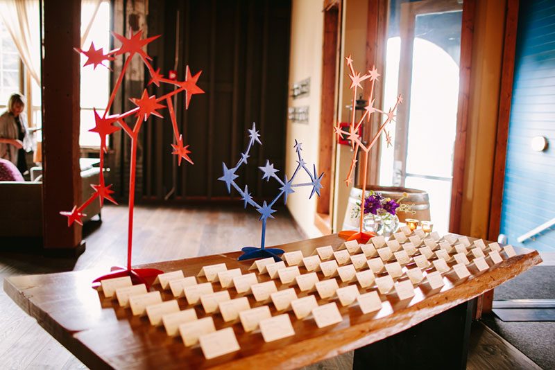 We're bowled over by this creativeSeattle wedding (with a hand-dyed dress!)