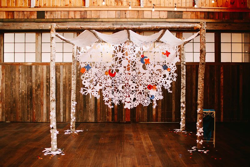 We're bowled over by this creativeSeattle wedding (with a hand-dyed dress!)